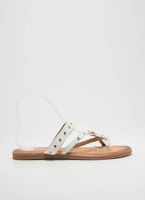 Șlapi alb FLANCH femeie