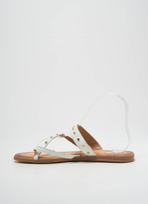 Șlapi alb FLANCH femeie