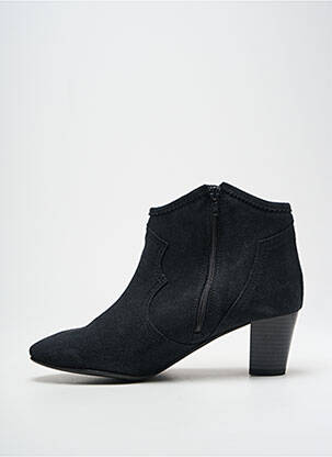 Botine/ghete nubuc toc de 4 la 6 cm negru LOLA GONZALEZ femeie