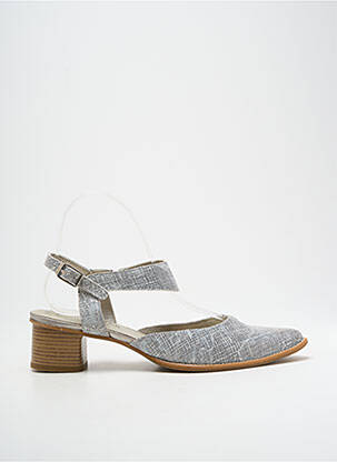 Sandale/Pantofi decupați argintiu J.METAYER femeie
