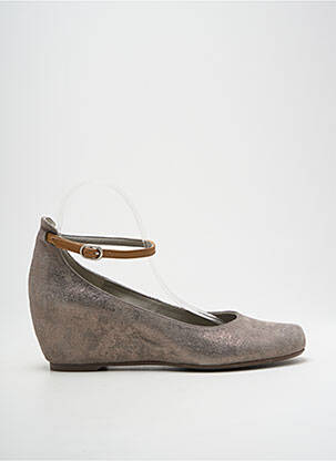 Pantofi cu toc gri DORKING femeie