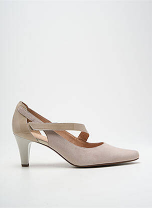 Pantofi cu toc bej SWEET femeie
