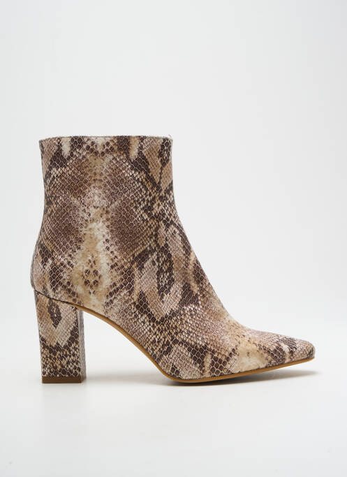 Botine/Ghete bej GIULIA femeie