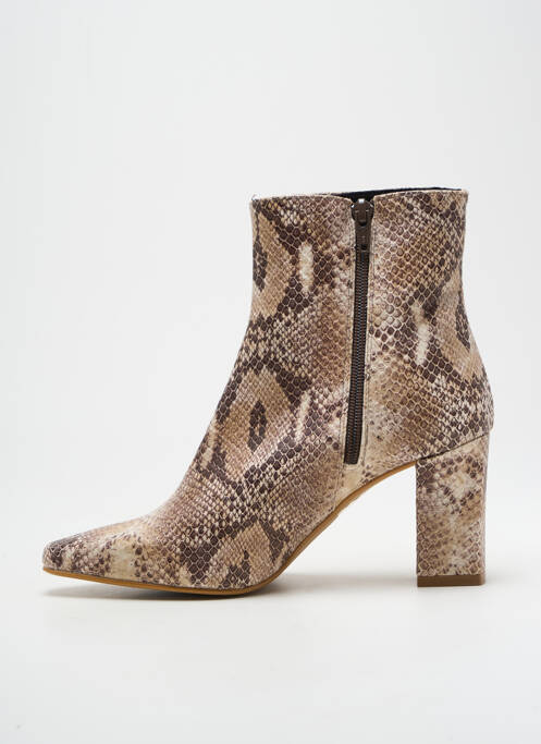 Botine/Ghete bej GIULIA femeie