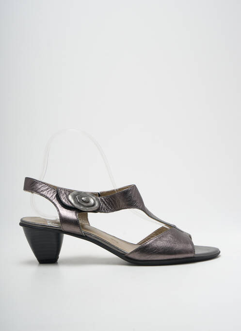 Sandale/Pantofi decupați maro SWEET femeie