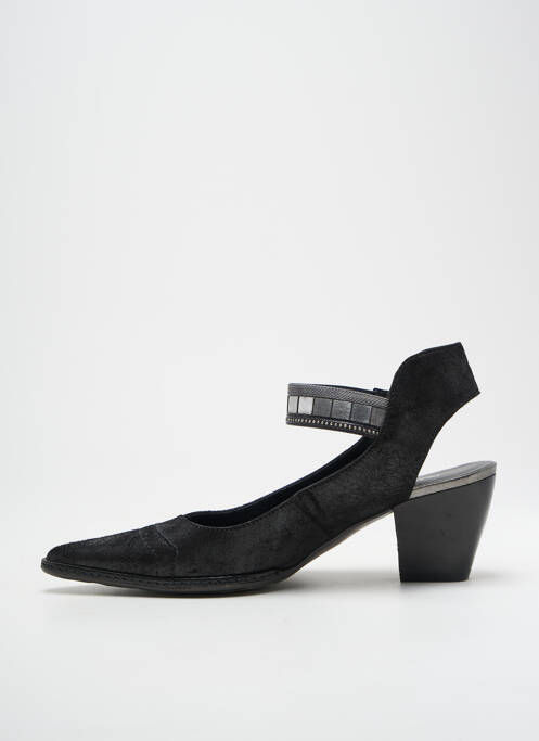 Pantofi cu toc negru FRANCE MODE femeie