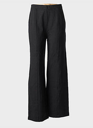 Pantalon drept talie elastică negru CREAM femeie