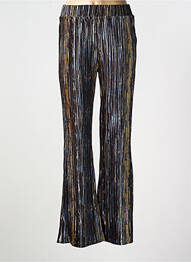 Pantalon drept talie elastică negru RUE MAZARINE femeie
