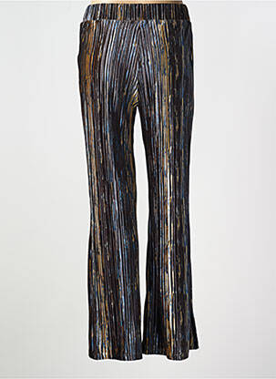 Pantalon drept talie elastică negru RUE MAZARINE femeie