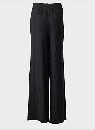 Pantalon evazat talie elastică negru LES TROPEZIENNES femeie