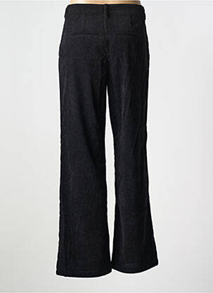 Pantalon drept închidere cu fermoar sub clapetă cu cârlig negru CREAM femeie