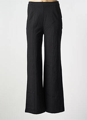 Pantalon evazat talie elastică negru CREAM femeie