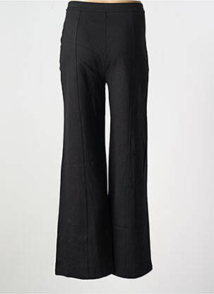 Pantalon evazat talie elastică negru CREAM femeie