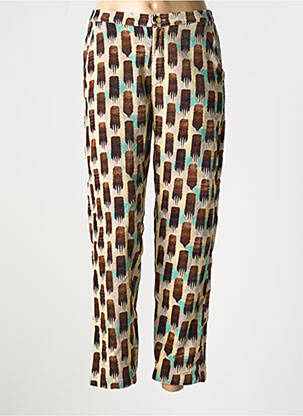 Pantalon slim maro STORIATIPIC femeie