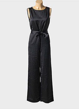 Salopetă-pantalon închidere cu nasturi la spate fără mâneci negru CREAM femeie