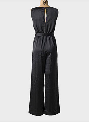 Salopetă-pantalon închidere cu nasturi la spate fără mâneci negru CREAM femeie