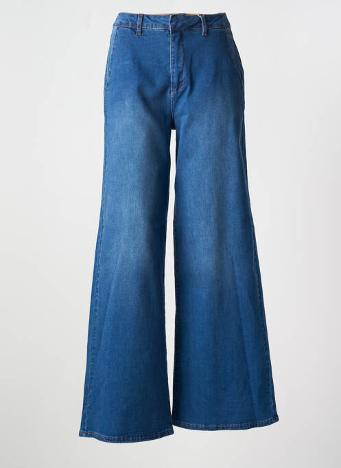 Blugi cu croială evazată albastru CREAM femeie