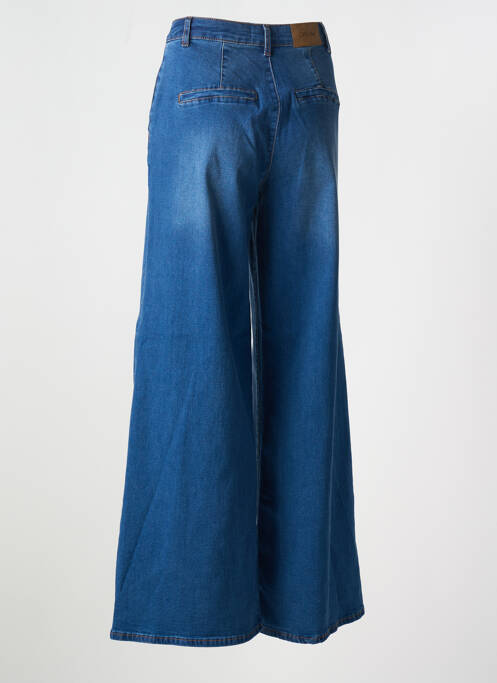 Blugi cu croială evazată albastru CREAM femeie