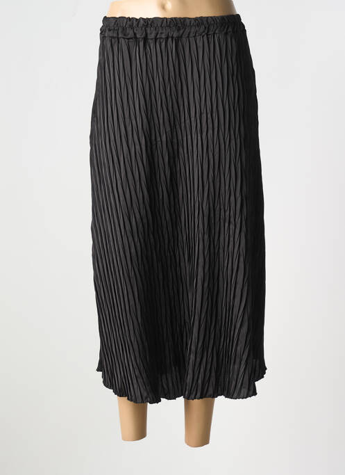 Fustă midi negru ABACA femeie