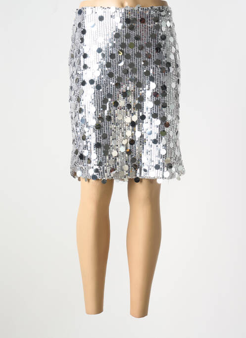 Fustă scurtă argintiu CREAM femeie