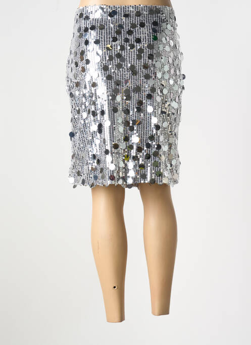 Fustă scurtă argintiu CREAM femeie