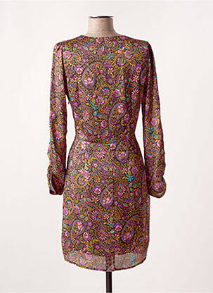 Rochie scurtă mâneci lungi mâneci lungi violet LA PETITE ETOILE femeie