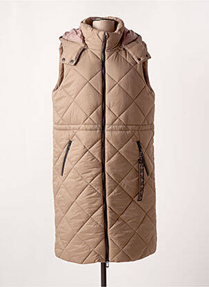 Geacă matlasată maro CREAM femeie