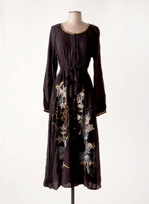 Rochie lungă negru CREAM femeie