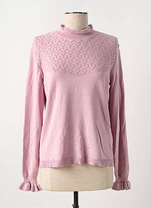 Pulover croială cambrată mâneci lungi violet CREAM femeie