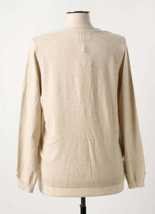 Vestă cu mâneci lungi bej CREAM femeie