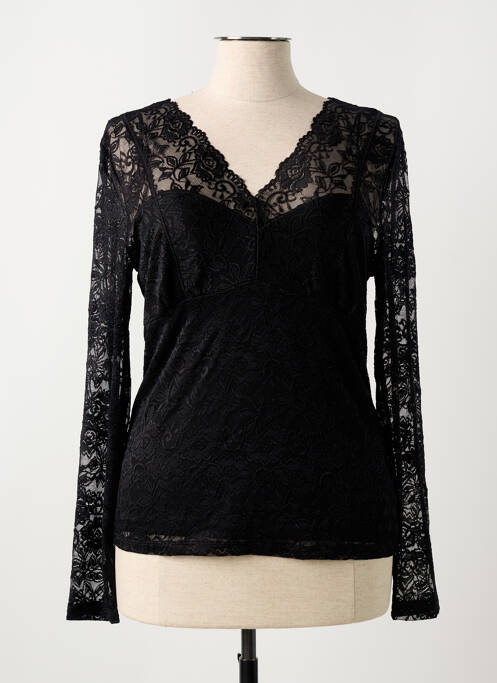 Top negru CREAM femeie