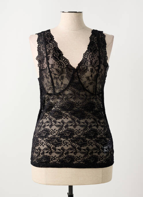 Top negru CREAM femeie