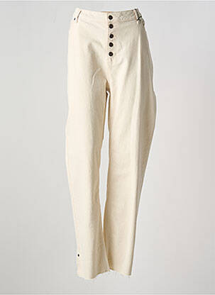 Blugi cu croială dreaptă bej YEST femeie