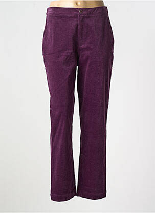 Pantalon drept violet SURKANA femeie