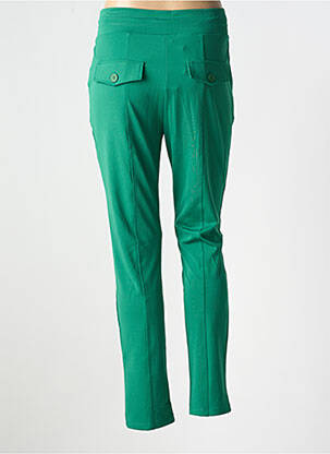 Pantalon slim talie elastică mărime normală verde ES&SY femeie