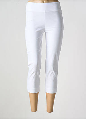 Pantalon trei sferturi alb YEST femeie