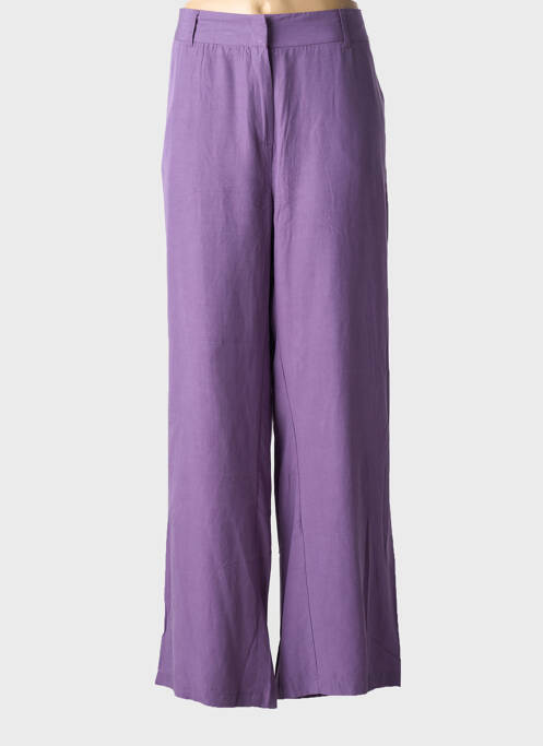 Pantalon drept violet YEST femeie