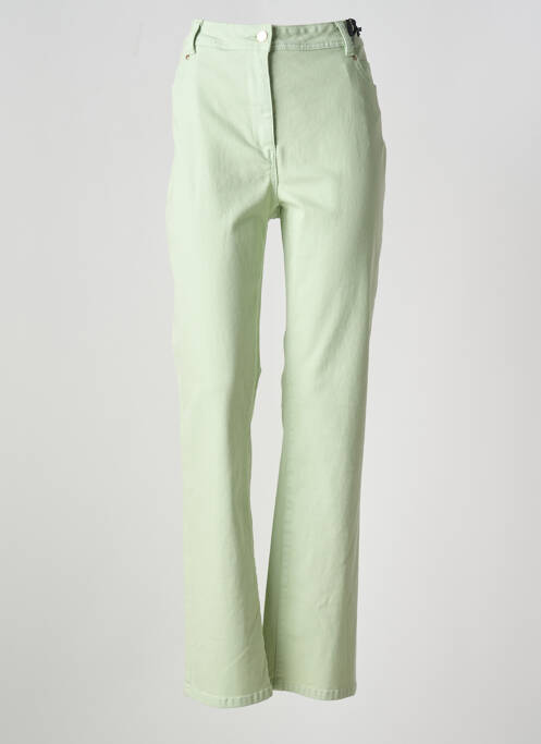 Blugi cu croială dreaptă elasticitate mărime normală verde JULIE GUERLANDE femme