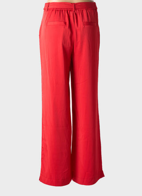Pantalon drept roșu IVY BEAU femeie
