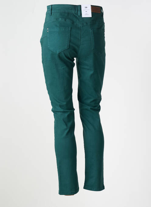 Blugi cu croială slim verde JULIE GUERLANDE femeie