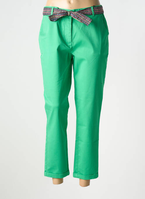 Pantalon 7/8 verde JULIE GUERLANDE femeie