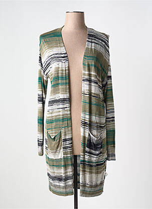 Vestă cu mâneci lungi verde YEST femeie