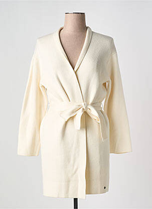 Vestă cu mâneci lungi bej SURKANA femeie