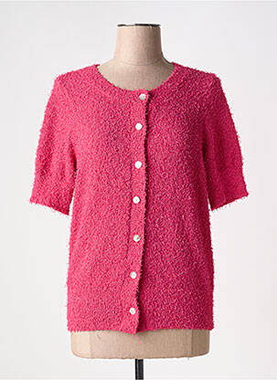 Vestă cu mâneci scurte roz IVY BEAU femeie