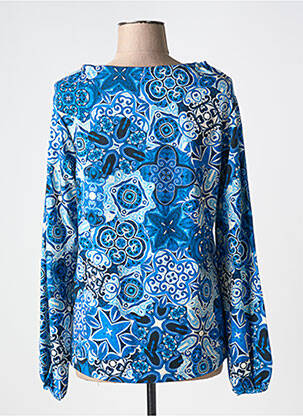 Tricou mâneci lungi mâneci lungi albastru TOP SECRET femeie