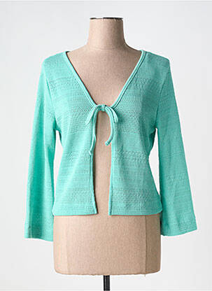 Vestă cu mâneci lungi albastru DOLCEZZA femeie