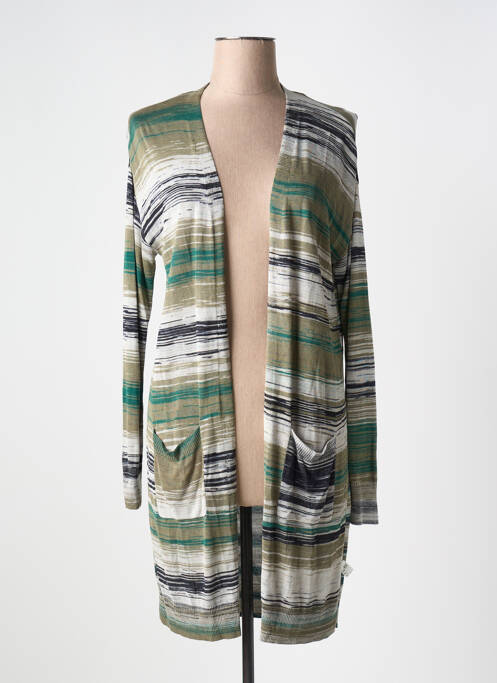 Vestă cu mâneci lungi verde YEST femeie