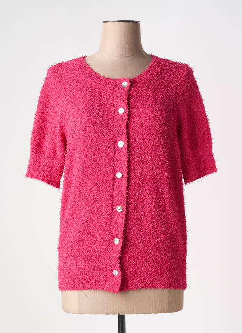 Vestă cu mâneci scurte roz IVY BEAU femeie