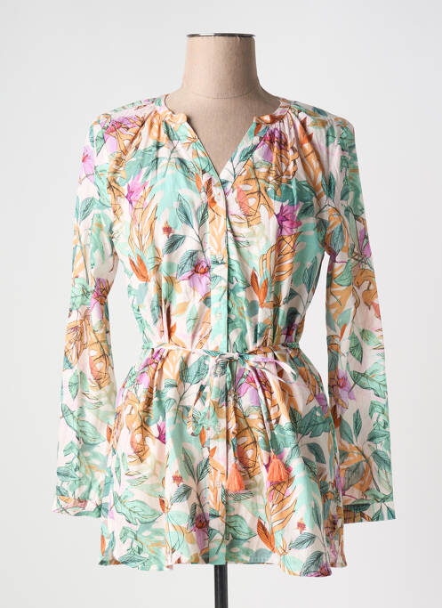 Tunică mâneci lungi verde JULIE GUERLANDE femeie