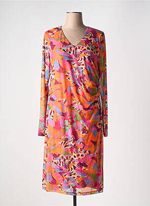 Rochie midi portocaliu IVY BEAU femeie